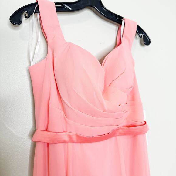 Kanali K Womens Dress Pink Melon Bridesmaid Gown NEW Unaltered - Picture 3 of 7